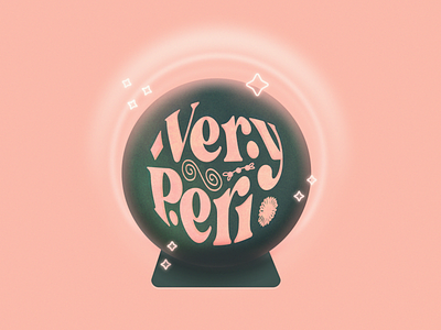 Very Peri Logo 2d animation branding design dribbble flat fun graphic design illustration logo magic pink typography ui vector violet
