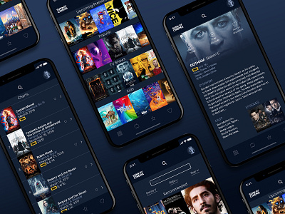 Sunday Cinema Movie App UI