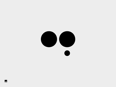 Emotional Dots | Logo black dot emotion identity illustration logo minimal simple symbol