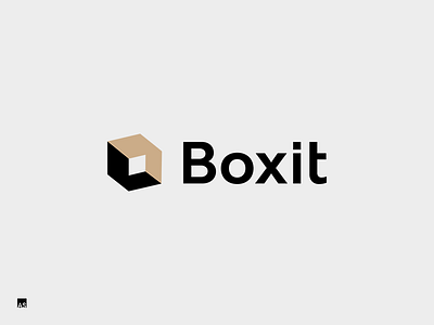 Boxit | Logo box design flat identity illustration logo minimal vector