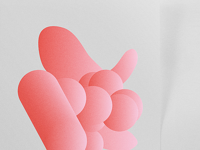 Squeeze me | Digital art 3d abstract c4d cgi composition design gradient inspiration minimal pink poster print