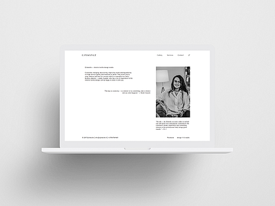 EJtekstile | Web Design aesthetics branding design grid identity layout macbook minimal unique web webdesign
