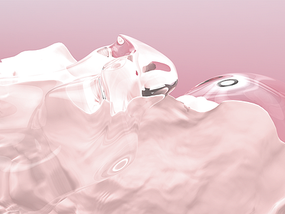 Pink rock | 3D 3d abstract artwork c4d colors design designer gradient inspiration render