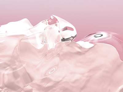 Pink rock | 3D