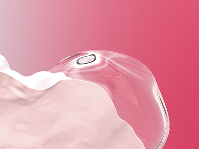 Pink rock 02 | 3D 3d abstract artwork c4d colors design designer gradient inspiration pink render rock