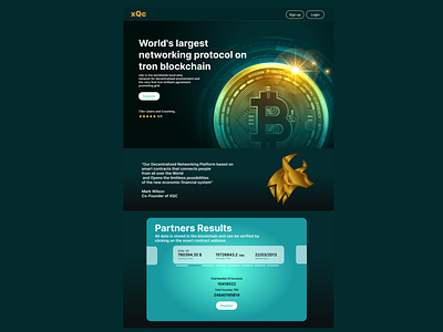 Crypto Landing Page app design graphic design ui ux website design