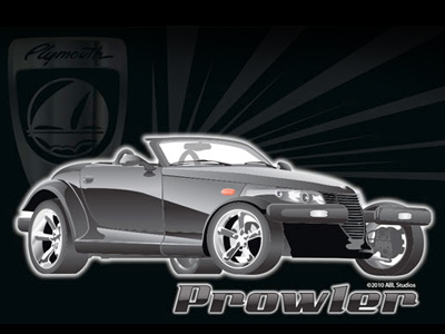 Prowler Vector black illustration plymouth prowler vector