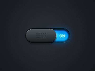 Switch btn button clean click experiment gui idea interface light move psd shadow simple slide switch 牛mo王