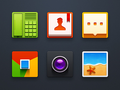 theme browser call camera chrome contact gallery icon message photo sms theme ui 牛mo王
