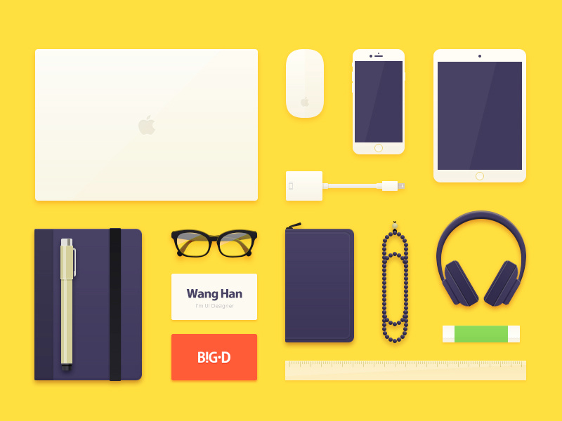 Designer Gadgets by Han Wang on Dribbble