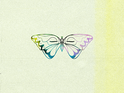 Antisocial Buddhafly album art branding buddha butterflies butterfly cover art design illustration logo