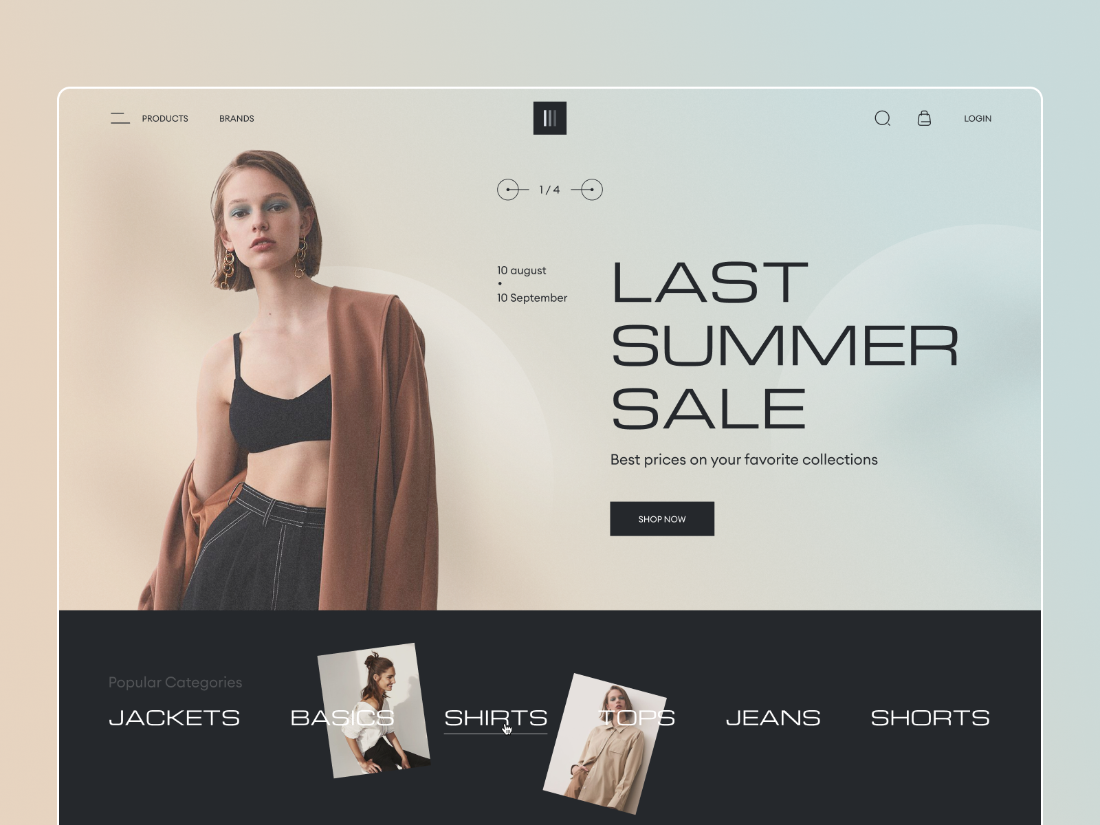 Clothing brand by Dmitry Stolyarov on Dribbble