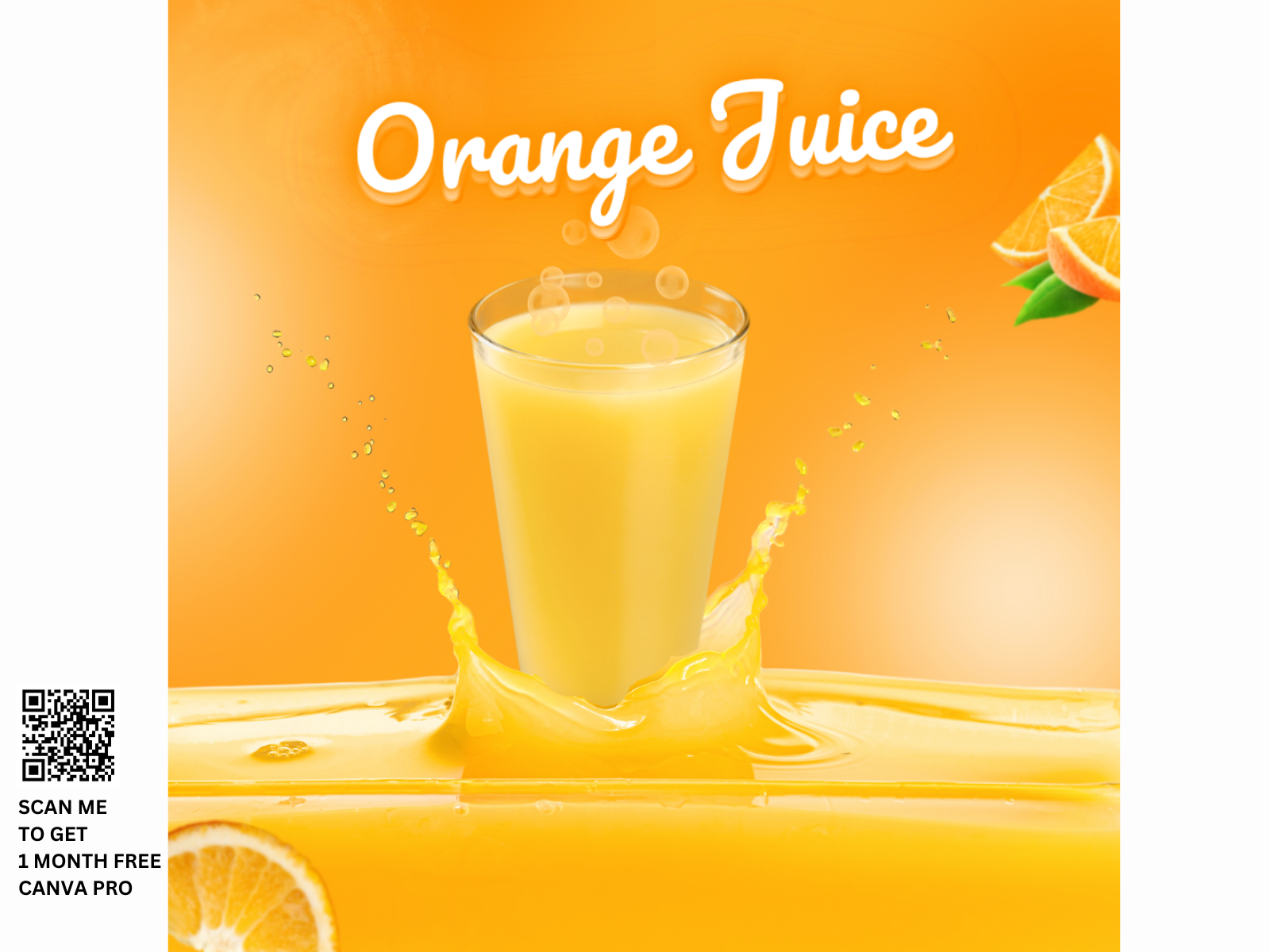 Orange juice template by Centre_Design on Dribbble