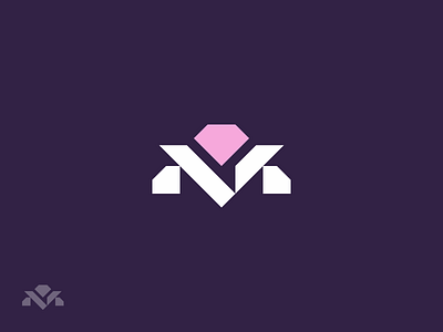 M + 💎 brand identity brand identity design branding diamond diamond logo diamond ring exploration identity logo logo design logo exploration logo mark logo mark design m letter logo m letter mark monogram multicolor purple simple logo design