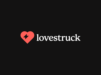 lovestruck brand brand identity brand identity design branding heart heart icon heart logo heartbeat icon logo logo design logo mark love lovestory lovestruck monogram spark symbol