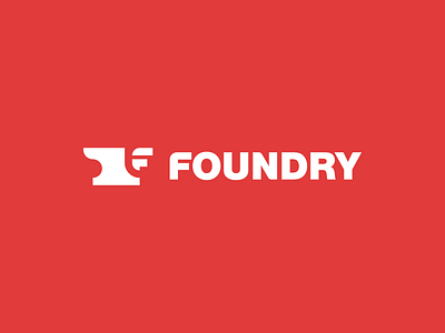 Foundry anvil brand brand design brand identity brand identity design branding forge foundation foundry icon logo logo design logo exploration logo mark monogram red wordmark