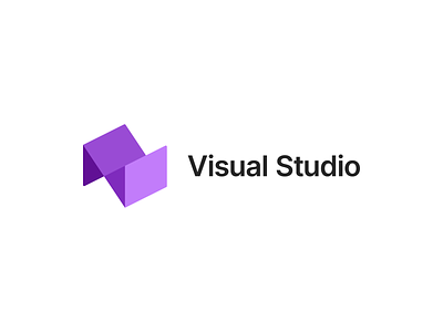 Visual Studio brand brand identity brand identity design branding color harmony colorful exploration icon logo logo design logo redesign logo refresh monogram programming symbol visual studio