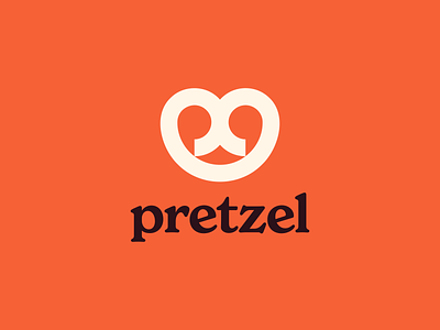 pretzel 🥨 brand identity flat food food icon food logo food logo design icon logo logo design logo mark logo mark design logodesign pretzel pretzels symbol vintage wordmark