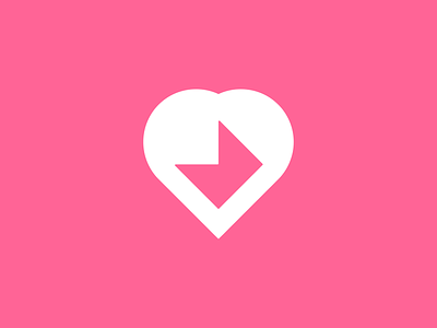 M + ❤️ brand brand identity brand identity design branding heart heart icon heart logo icon logo logo design logo exploration logo icon logo mark monogram pink pink logo