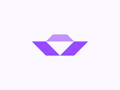 💎 Vived brand identity brand identity design branding design diamond diamond icon diamond logo icon letter v logo letter v mark logo monogram purple vived