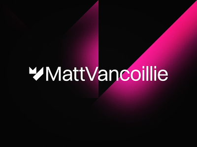 Matt Vancoillie abstract brand brand identity brand identity design branding design geometric icon kubism logo logo design logo icon logo icon design logo mark design modernism monogram personal branding personal visual identity swiss design visual identity