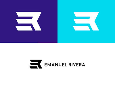 ER 2017 blue brand branding er icon identity illustrator initials logo