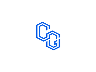 CG blue brand branding c cg g icon logo logo concept logo exploration symbol