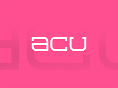 Axel 'Acu' Rasanen acu brand branding identity illustration logo new rebound redesign textlogo