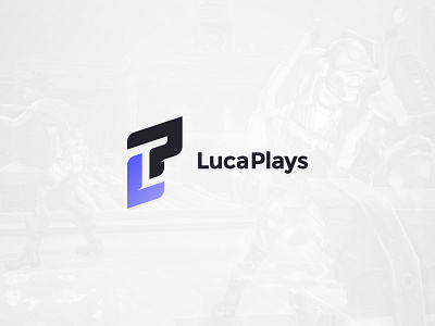 LucaPlays brand branding fortnite gaming icon identity logo lp new symbol