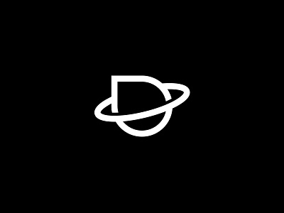 Destiny brand branding d exploration identity logo monogram planet space symbol