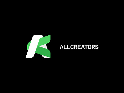 AllCreators branding charity community creators designers green illustration logo project symbol vector