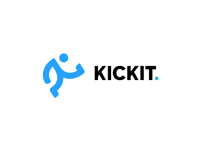KICKIT. ball design exploration k kickit logo design logo exploration soccer sports symbol vector worldcup