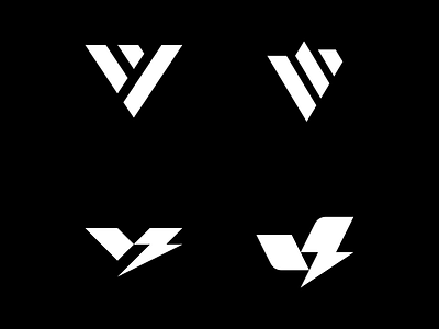 V Logos brand design brand identity branding collection concepts design icon identity letter lightning bolt logo logo exploration logos monogram redesign v visual identity