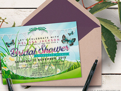 Invitation template | garden party invitation invitation design invitations invites print template