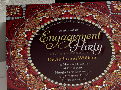 Bohindia : Bohemian & Indian design fusion (Invitations) engagement invitation invitation design invitations invites lemonleafprints print template webgrrl