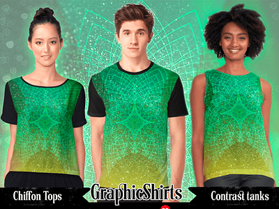Geometric Dreams : LOVE all over printing clothing fashion graphic shirts green redbubble sacred geometry