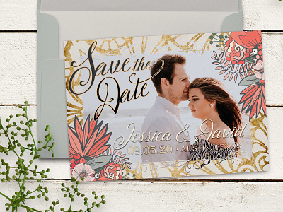 Save the Date Photo Card Templates photo card template print design save the date