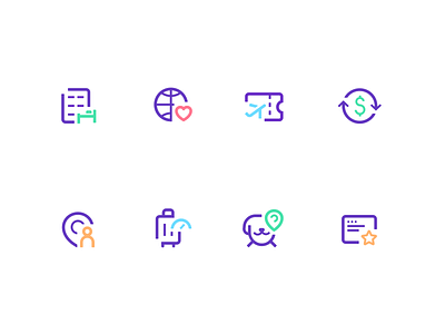 HR icon set