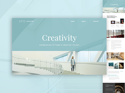 Xpo PageCloud Template app blog content design gallery layout magazine modern pagecloud template typography web web design website builder