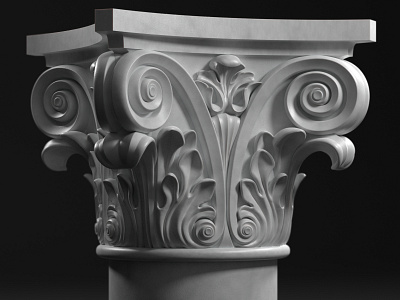 CORINTHIAN CAPITAL, 3D model.