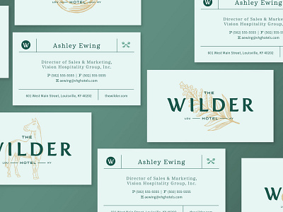 Wilder Hotel Business Cards