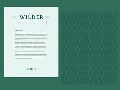 The Wilder Letterhead