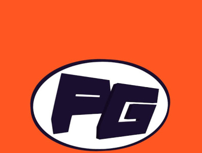 PG COMPANY LOGO 3d branding graphic design logo