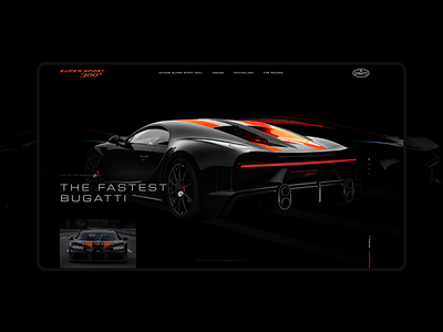 Concept for the Bugatti Chiron Super Sport 300+