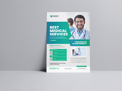 Healthcare & Medical Flyer Template emergency flyer graphic design medical flyer template treatment