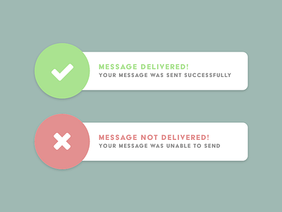 Daily UI - Flash Message (Error/Success)