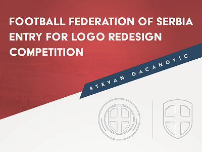 Serbia National Soccer Logo Redesign cross federation football jersey kit logo national redesign serbia soccer srbija world cup