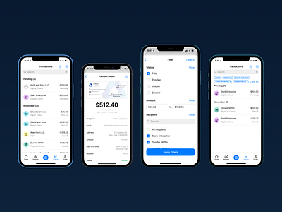 Transactions mobile