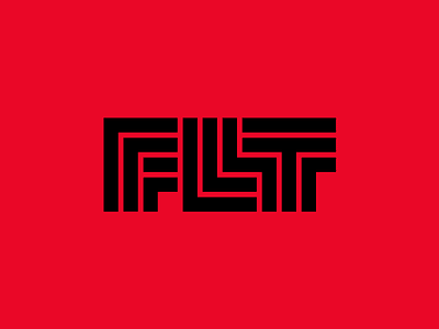 FutureLazerTiger Logo art black flt future lazer monogram red studio tattoo tiger