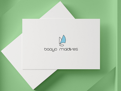 Baayo maldives logo logo design graphic design